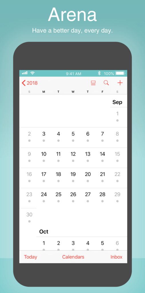 calendar for routine tasks